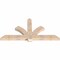 Ekena Millwork Redmond Smooth Timber Gable Bracket, Douglas Fir, 72"W x 36"H x 3 1/2"D x 5 1/2"F, 12/12 Pitch GBW072X36X0406RED00SDF - alternate 5